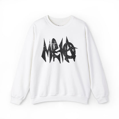 THE META ARK | White Crewneck