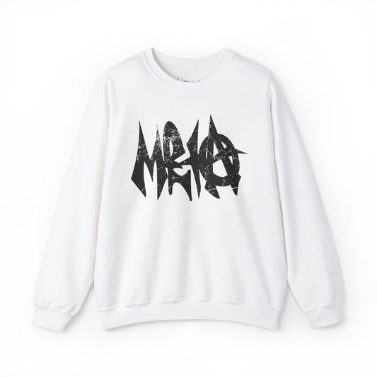 THE META ARK | White Crewneck