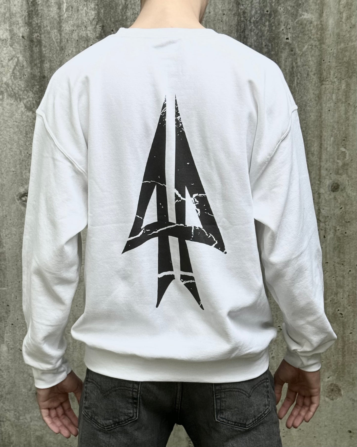 THE META ARK | White Crewneck